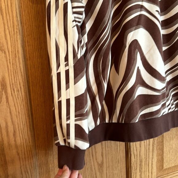 ADIDAS Abstract Allover Animal Print Sweatshirt - Picture 10 of 13